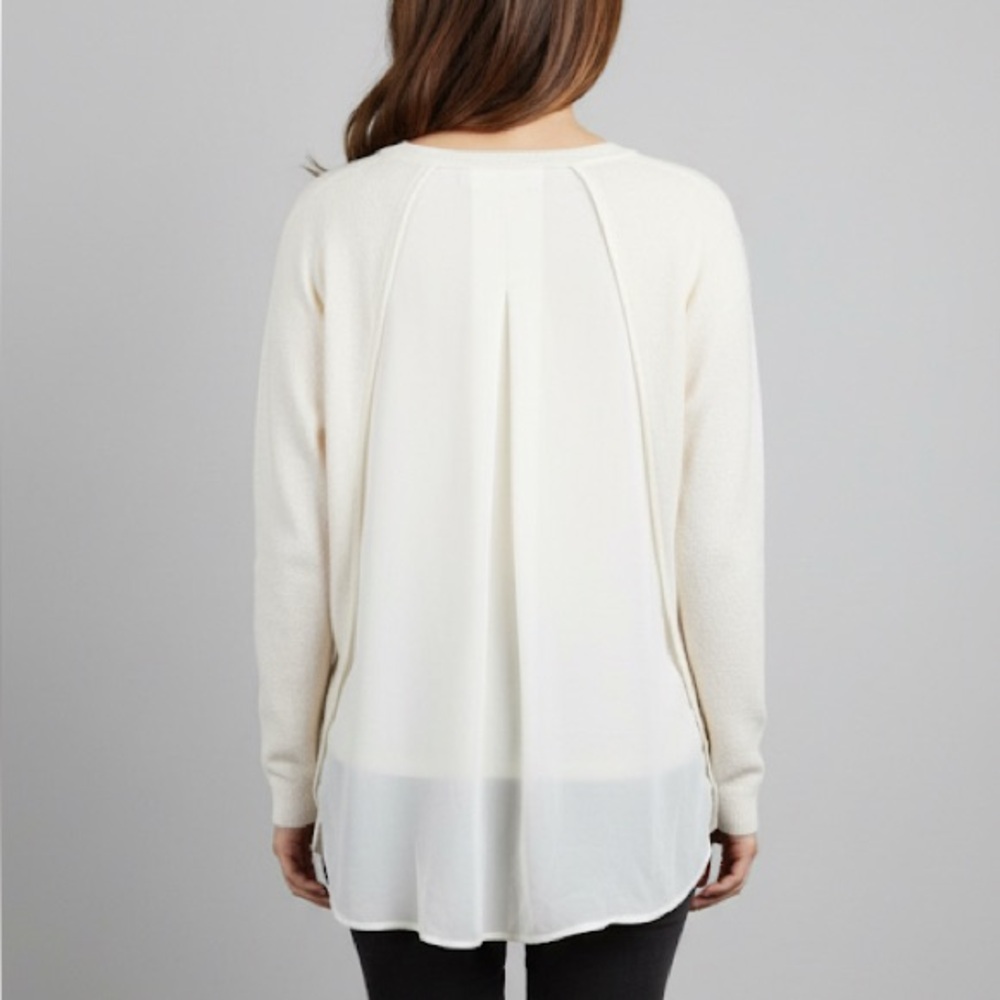 NEW Bass Inverted Pleat Back Sweater - Picture 1 of 6
